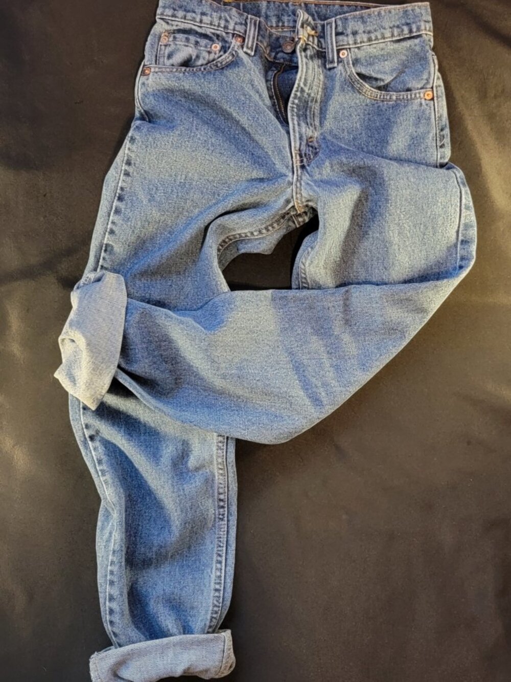 Levi’s 505 Vintage Zipper Jeans 28x30 Made in USA Straight Leg Regular Fit Denim
